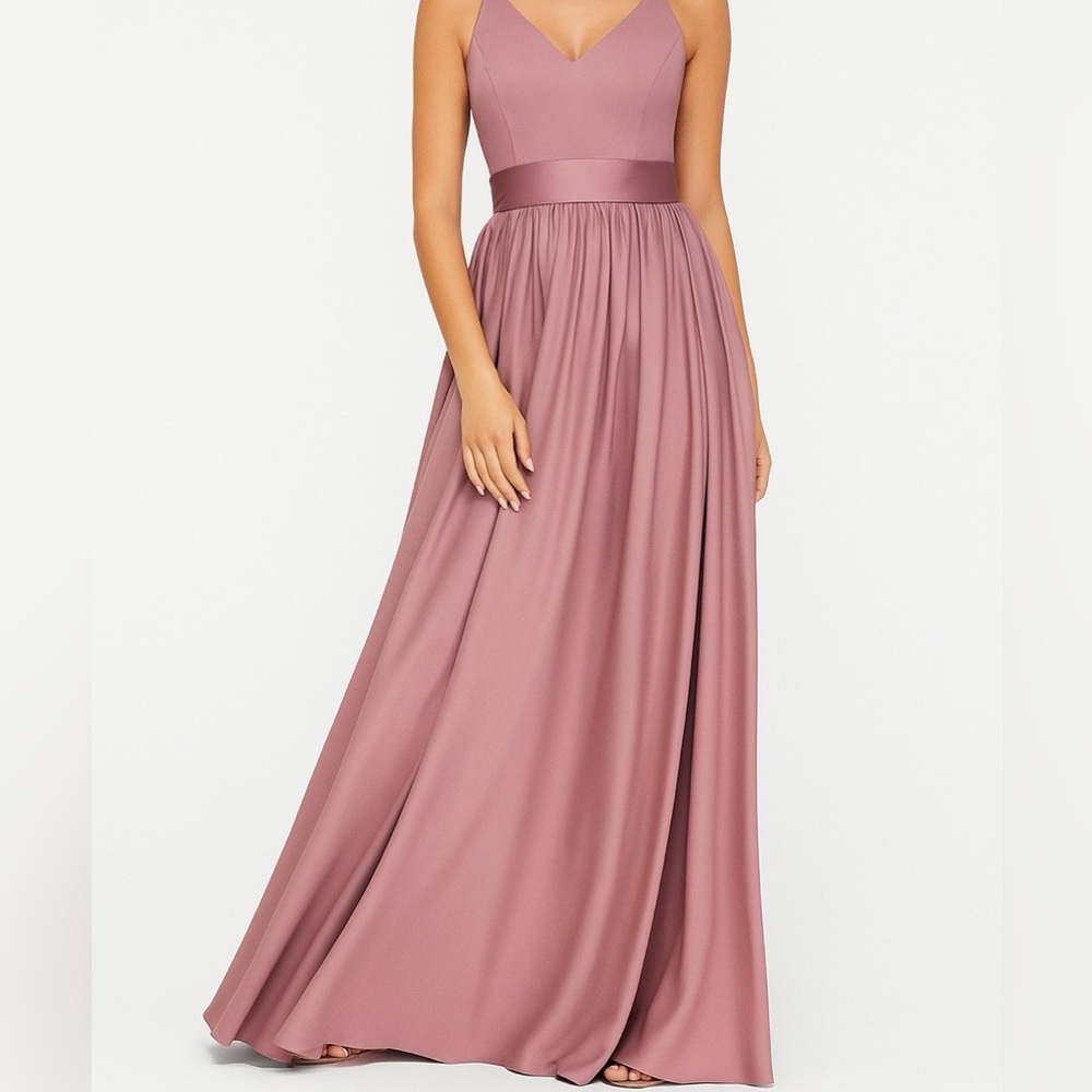 ✨ Vera Wang for David’s Bridal Blush Mauve Gown - Size 4 (NWT) ✨
